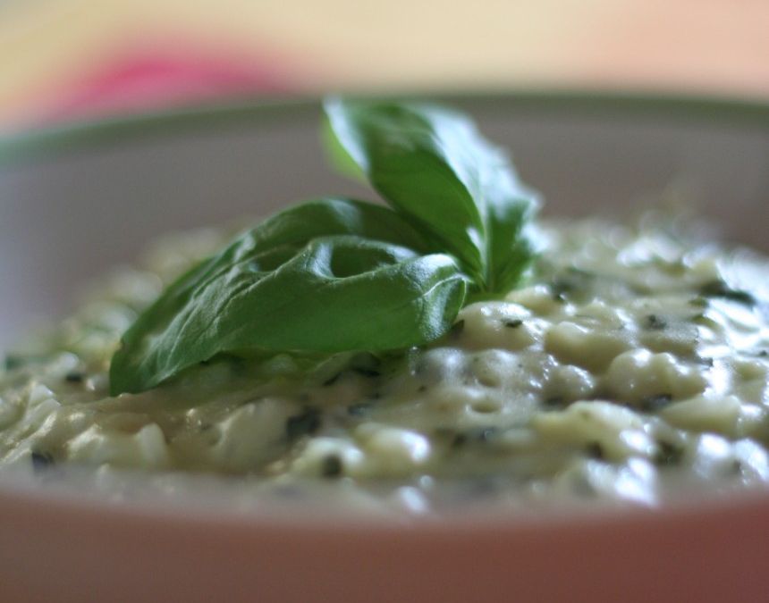 Risotto Zucchine e Basilico