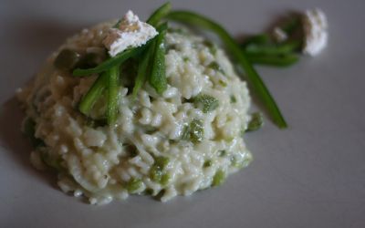 Risotto peperoni e robiola