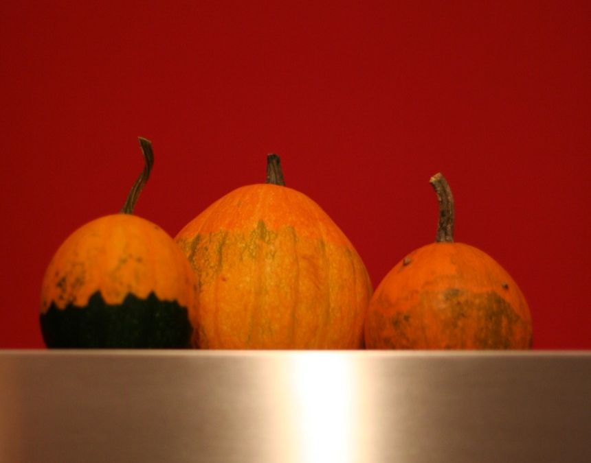 Mini timballi di riso con salsa di zucca