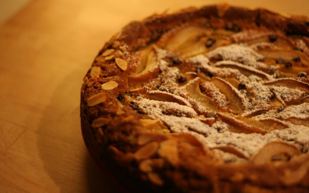 Torta pere e cioccolato